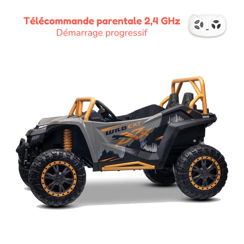 Gris · Télécommande parentale 2,4 GHz du buggy Arctic Cat XXL enfant