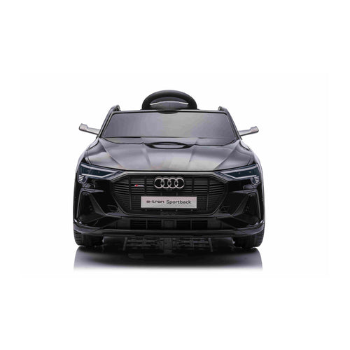 Audi e-tron Sportback noir - voiture electrique enfant 12V - face avant