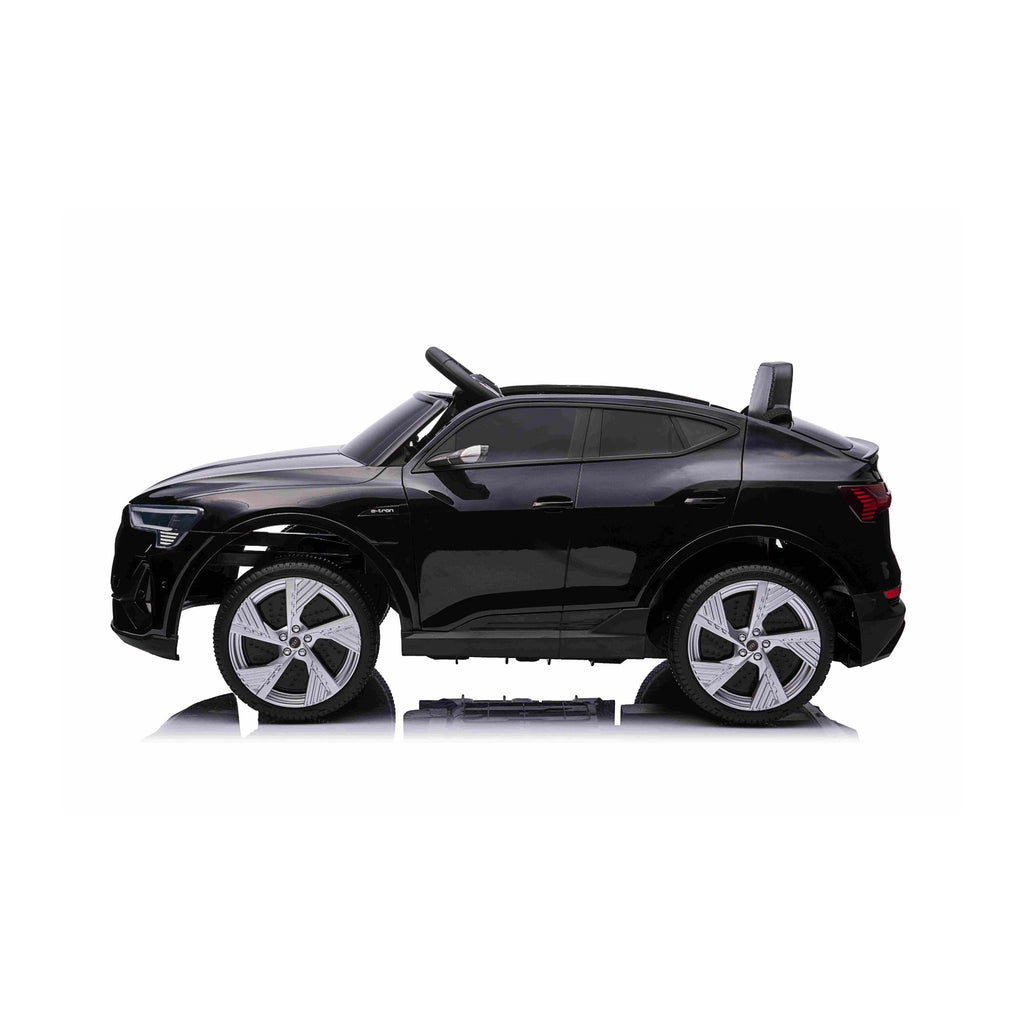 Audi e-tron Sportback noir - voiture electrique enfant 12V - profil