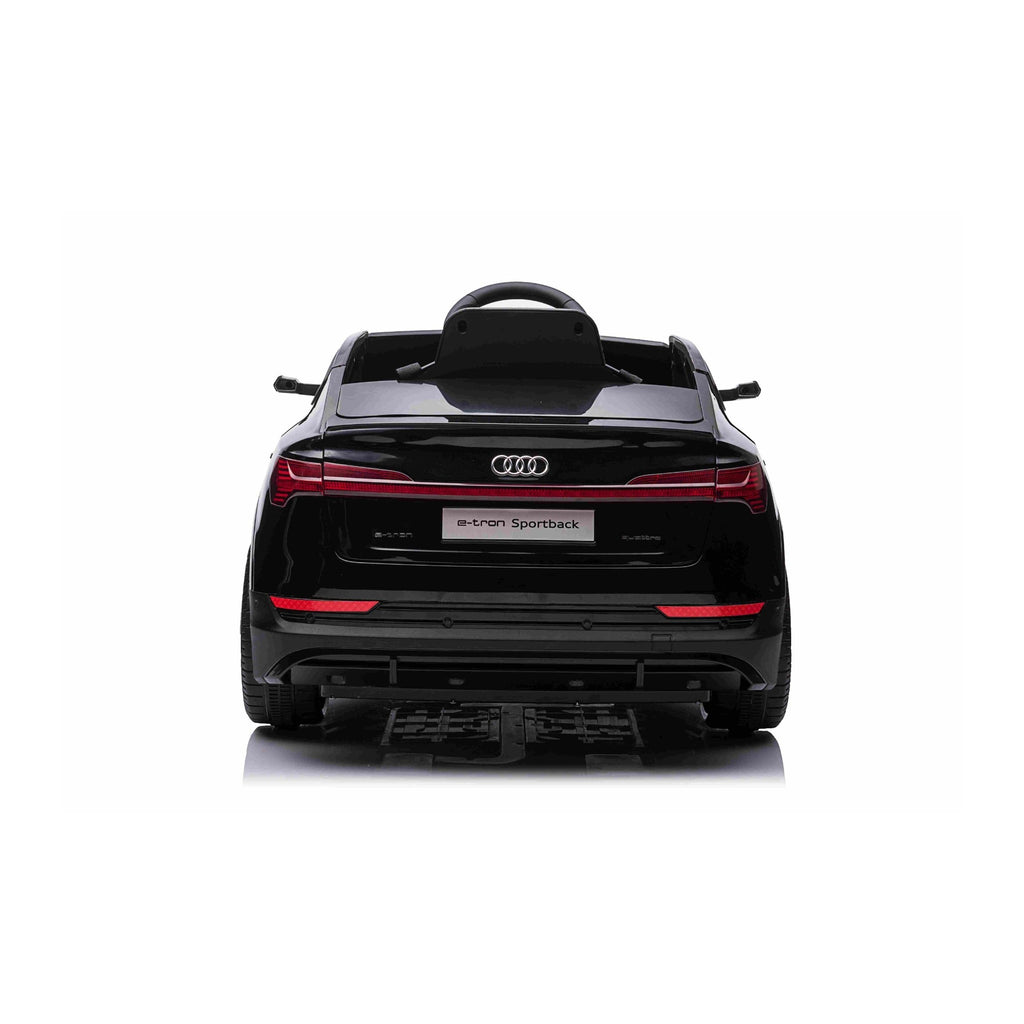 Audi e-tron Sportback noir - voiture electrique enfant 12V - face arriere