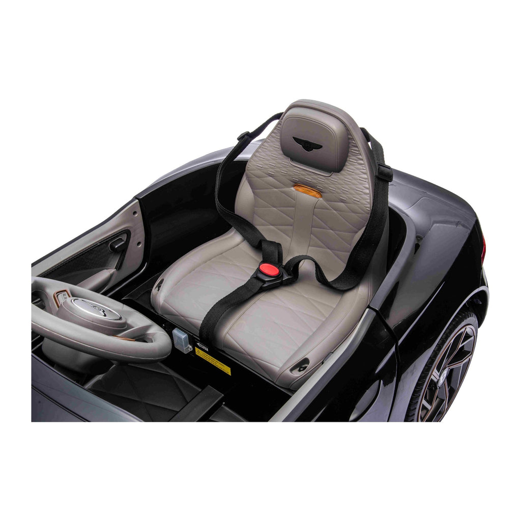 Bentley Bacalar noir - calandre et logo aile