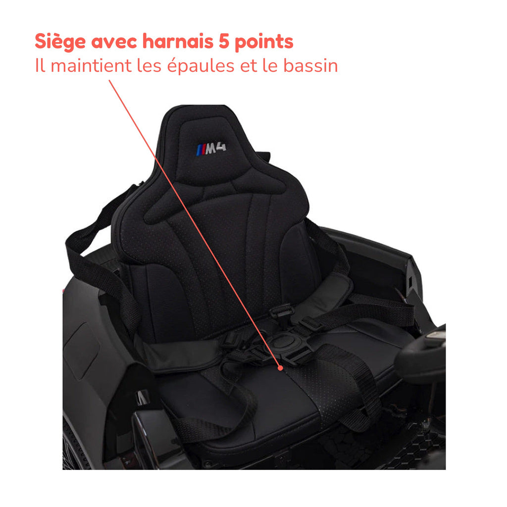 Siège avec harnais 5 points de la BMW M4 enfant