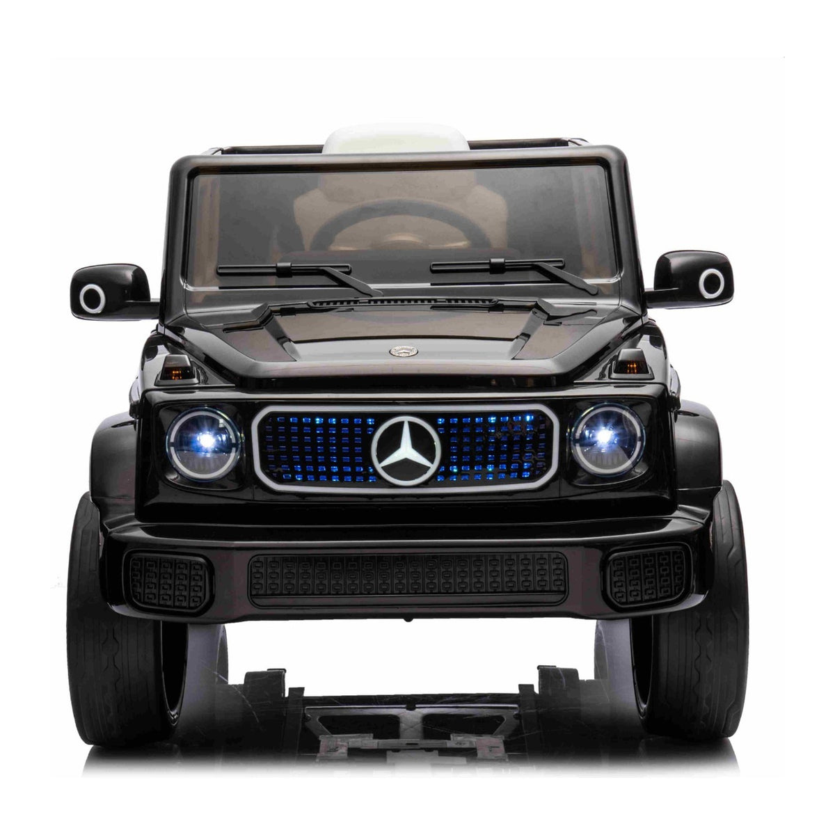 Mercedes-Benz EQG noir - face avant et calandre a LED