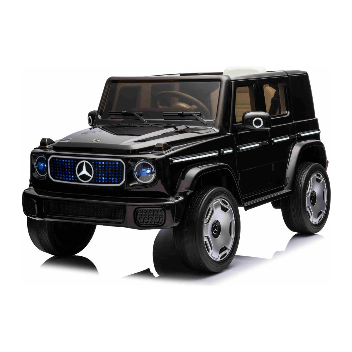 Mercedes-Benz EQG noir - vue trois quarts avant