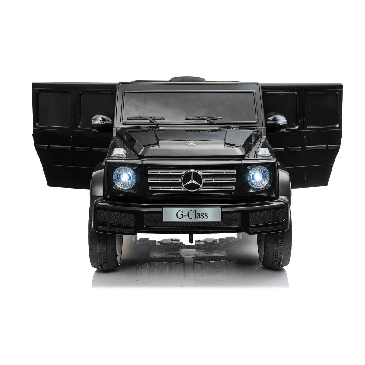 Mercedes-Benz G500 noir - portes ouvertes