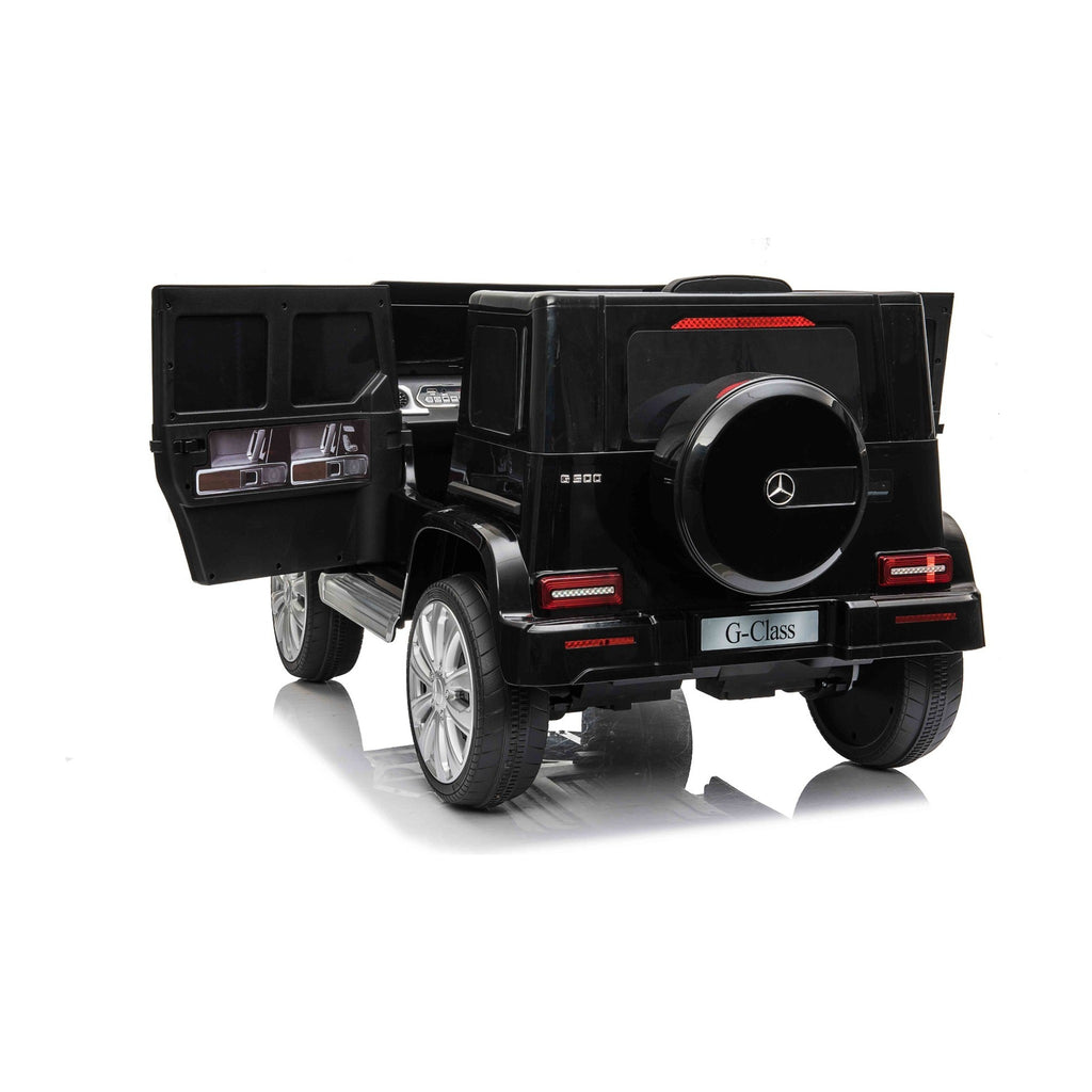 Mercedes-Benz G500 noir - vue trois quarts arriere