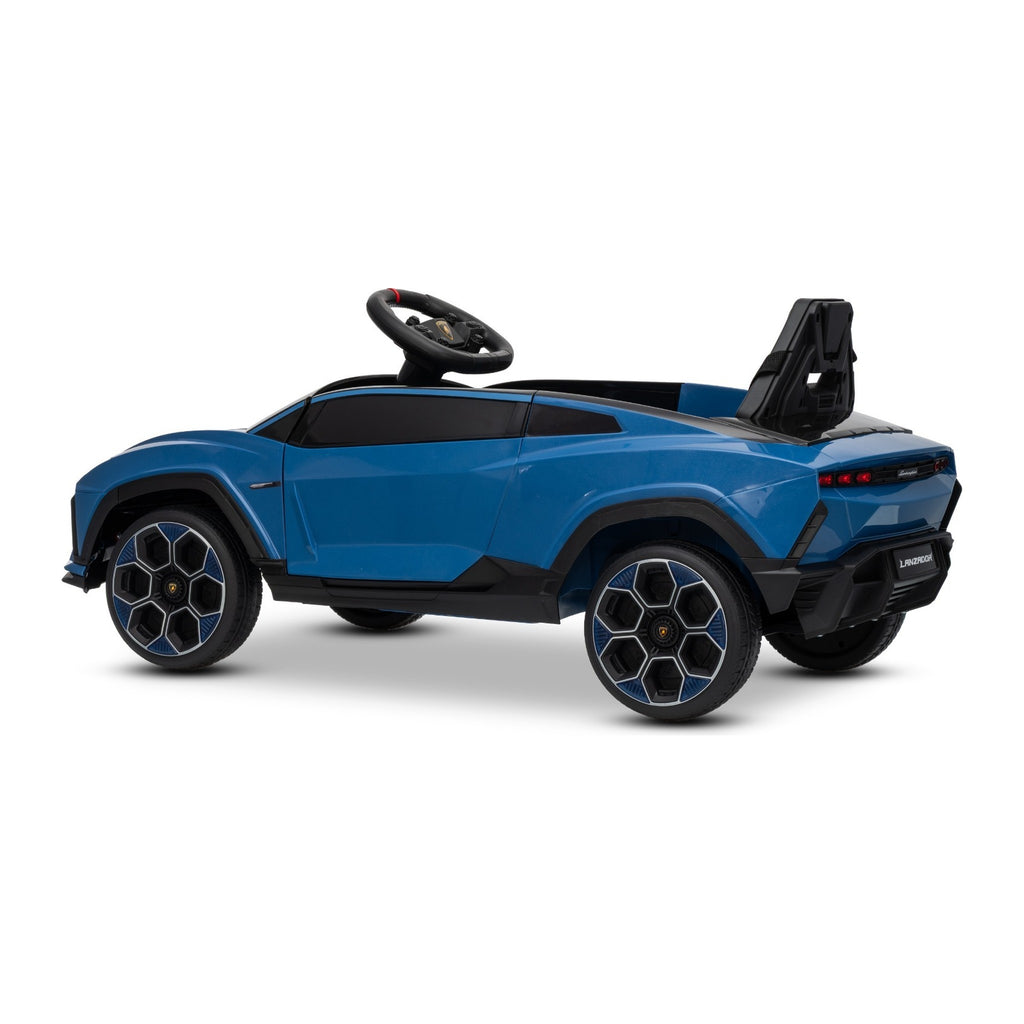 Lamborghini Lanzador bleu - vue trois quarts arriere