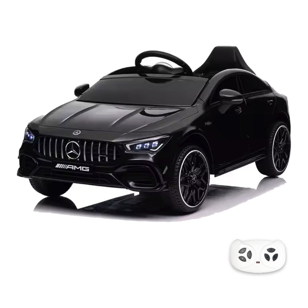 Mercedes-Benz CLA 45 S AMG, voiture électrique enfant 12V (noir)