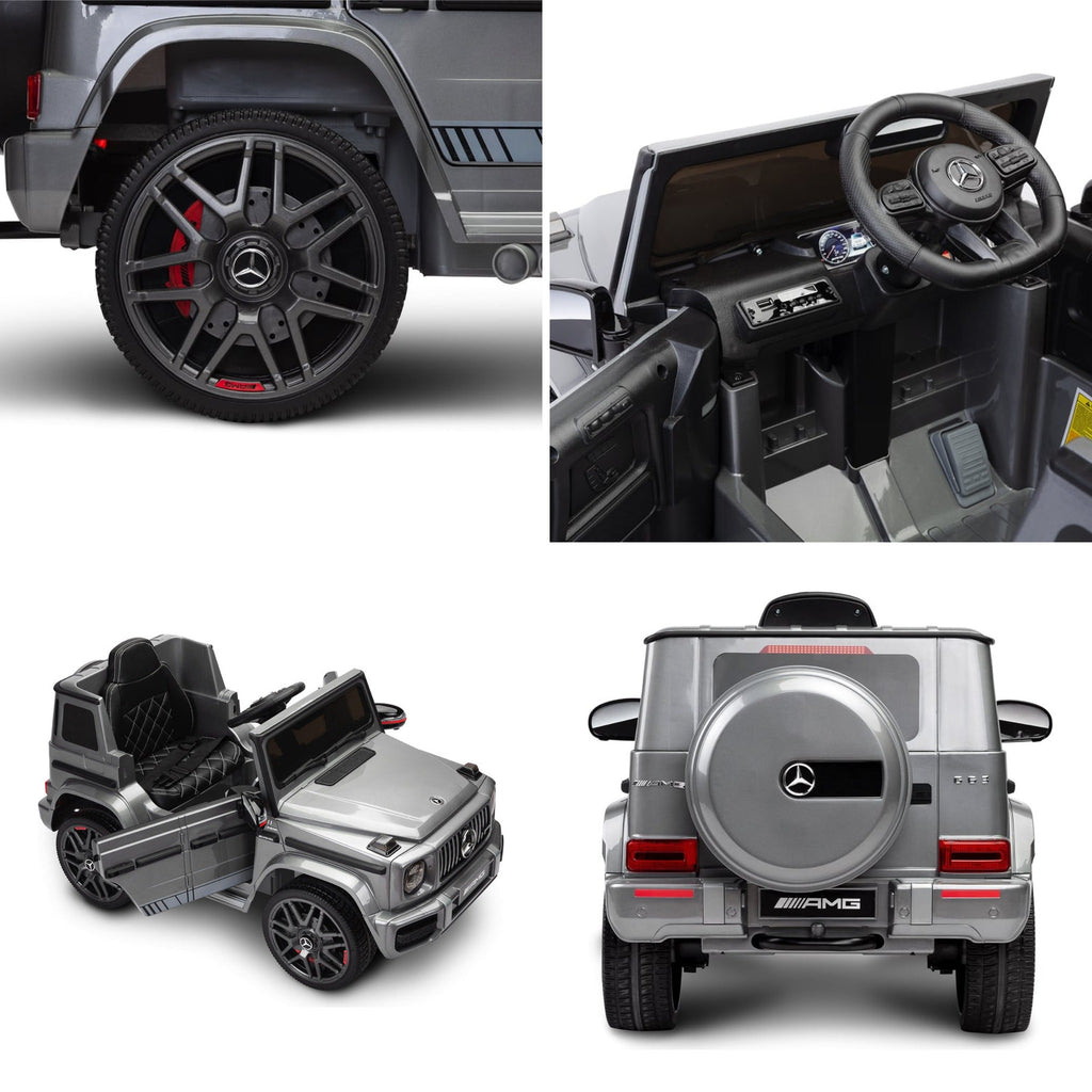 Détails du Mercedes G63 AMG gris enfant