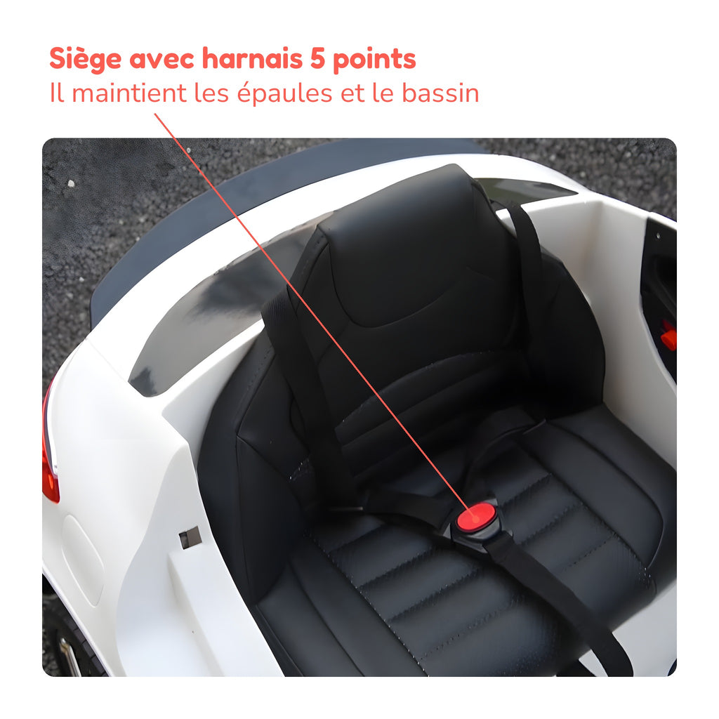 Siège avec harnais 5 points du Mercedes GLC 63 enfant