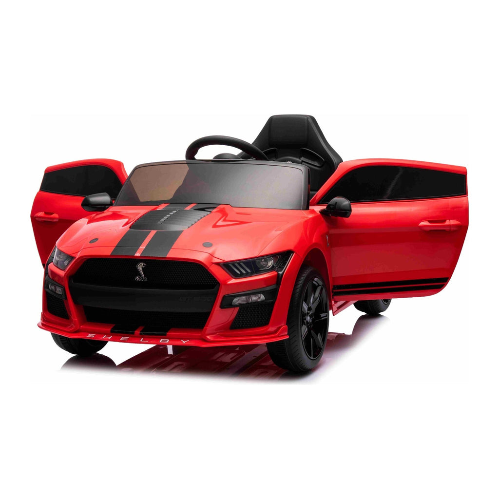Ford Mustang Shelby GT500 rouge - portes ouvertes