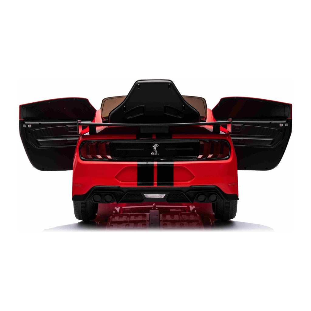 Ford Mustang Shelby GT500 rouge - coffre et portes ouvertes