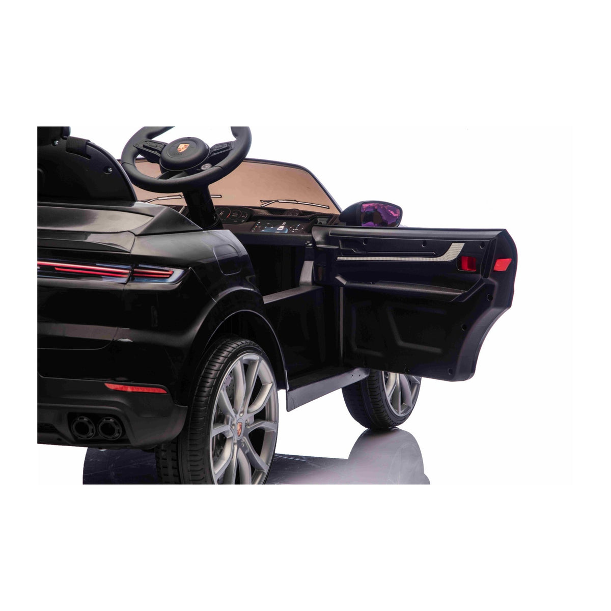 Porsche Cayenne noire - portes ouvrantes