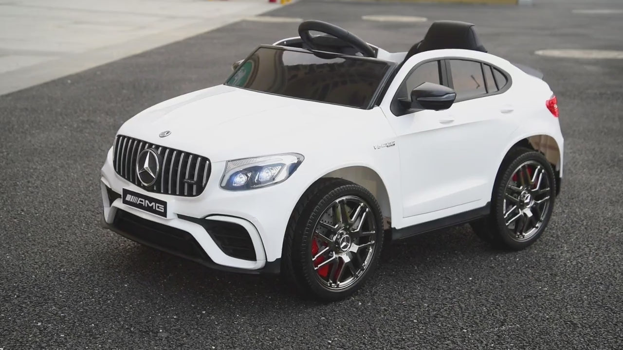 Mercedes GLC 63 électrique enfant en vidéo