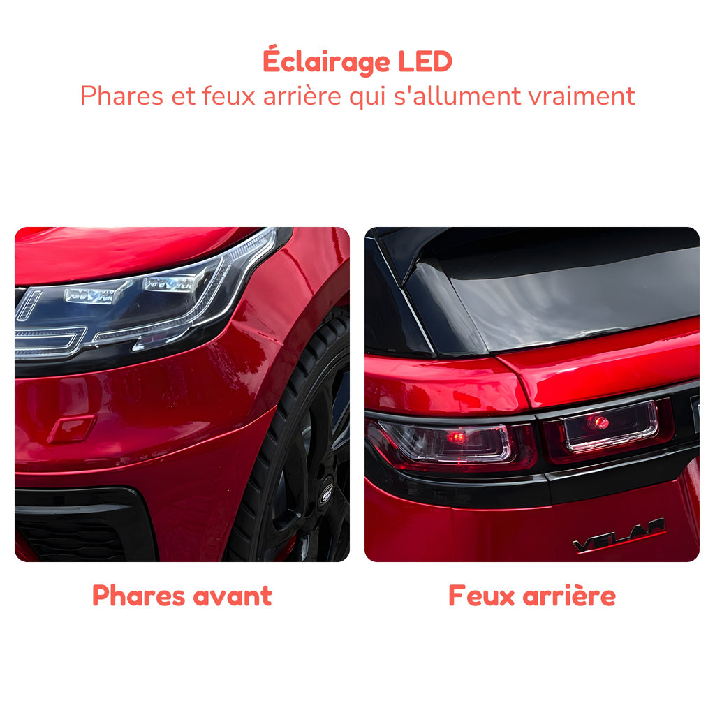 Éclairage LED du Range Rover Velar enfant
