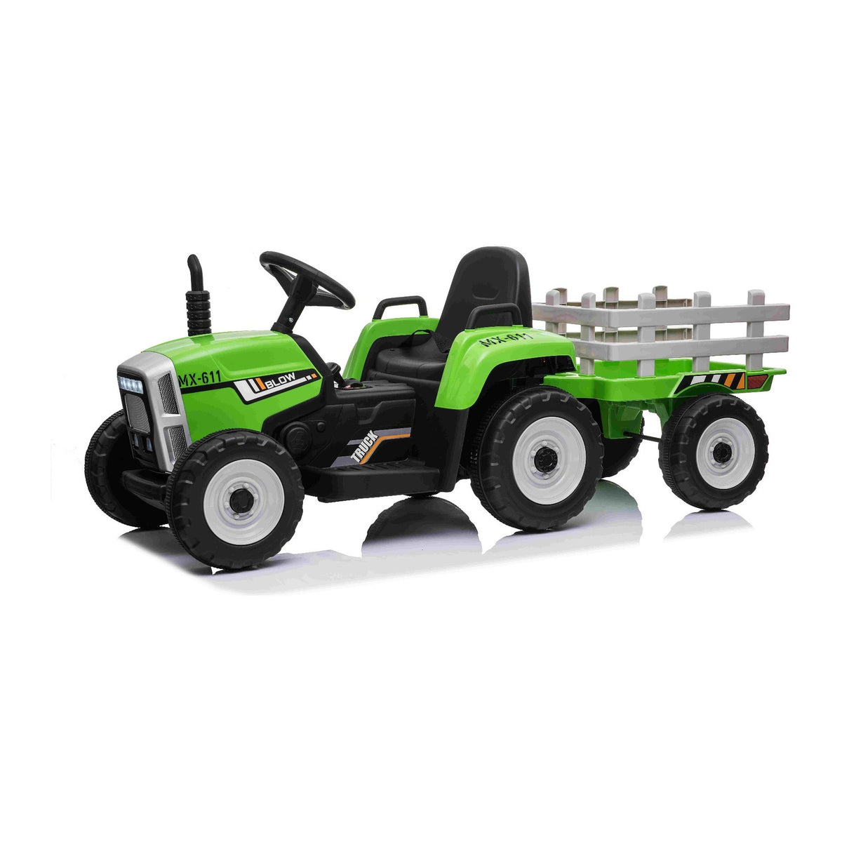 Tracteur electrique enfant - vue trois quarts avant