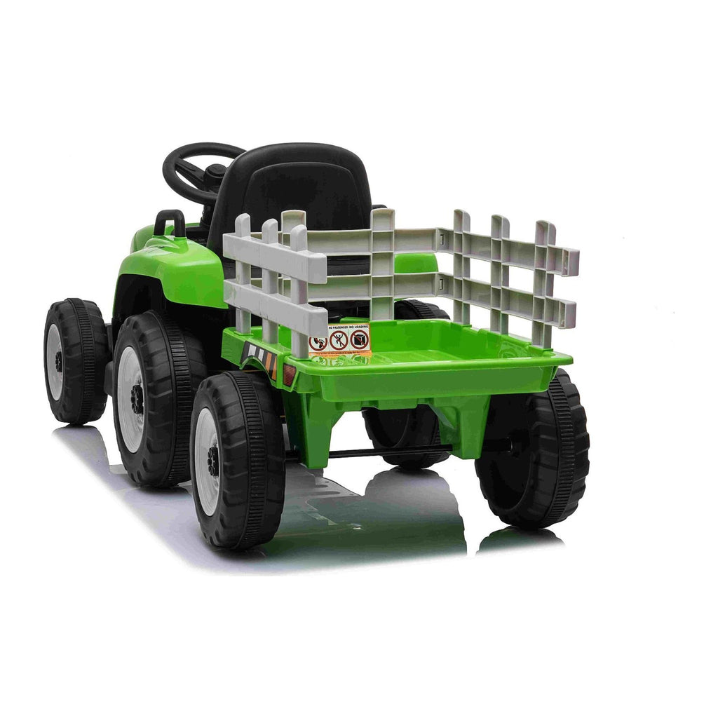 Remorque a ridelles du tracteur electrique enfant