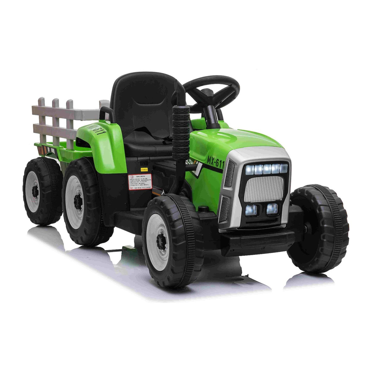 Tracteur electrique enfant - vue trois quarts avant droit