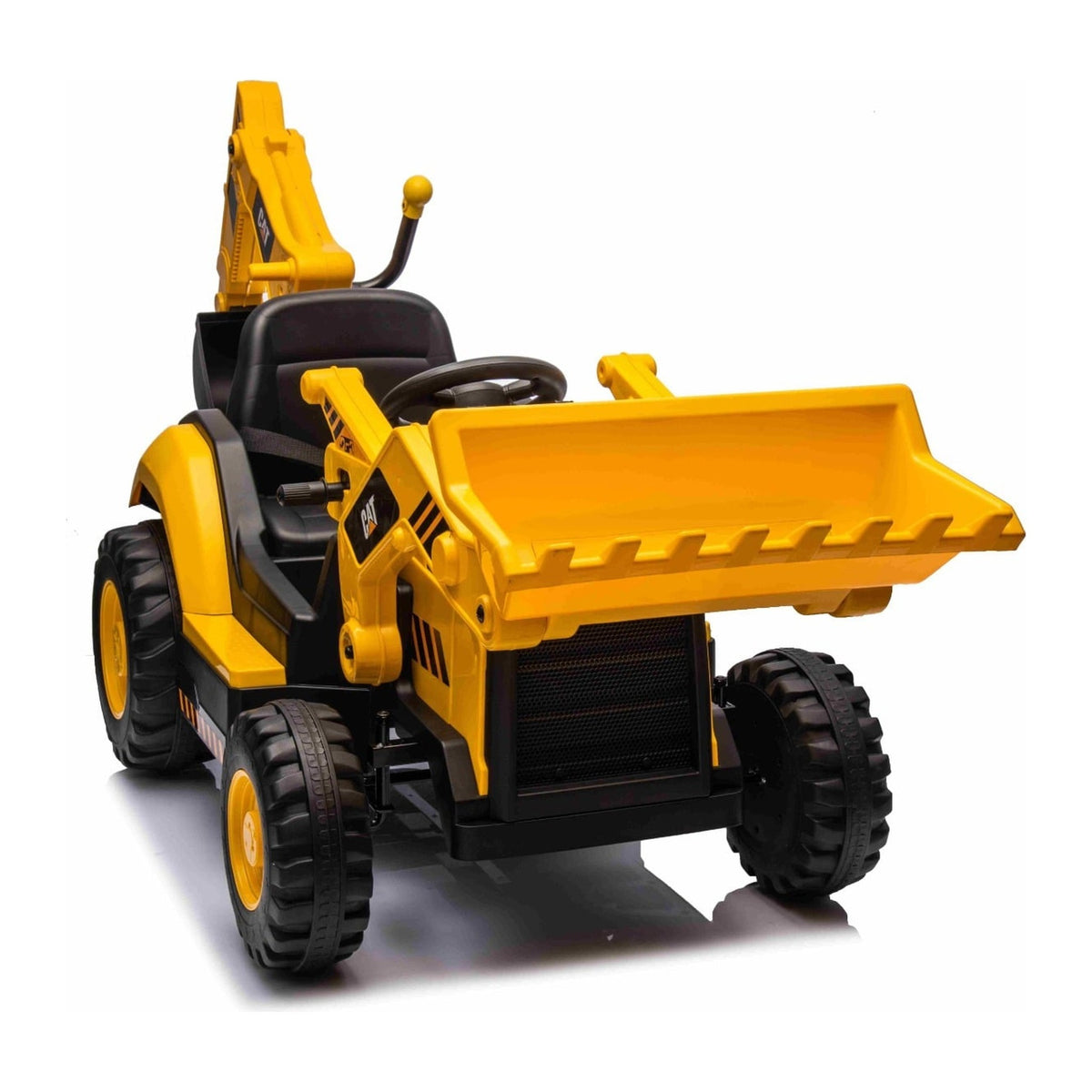 Tractopelle Caterpillar - godet chargeur abaisse