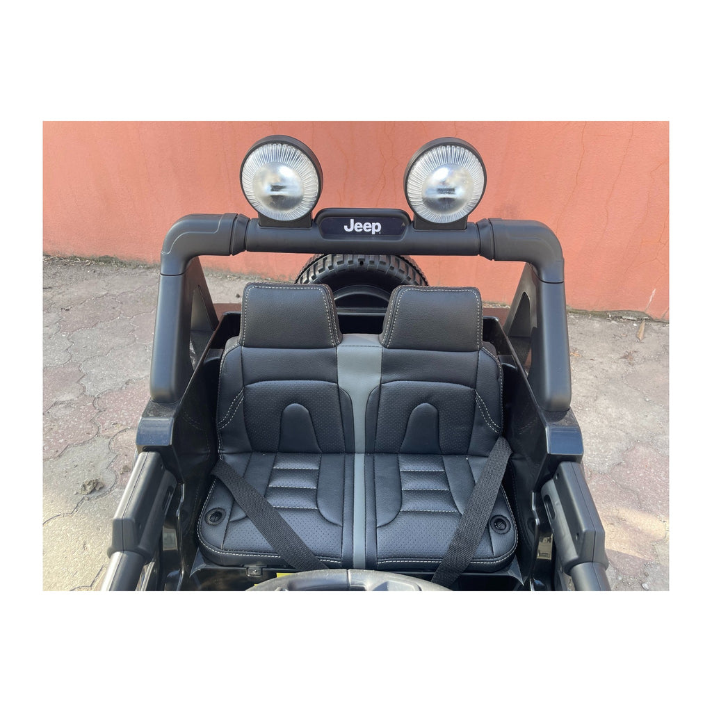 Banquette deux places de la Jeep Wrangler Rubicon electrique enfant