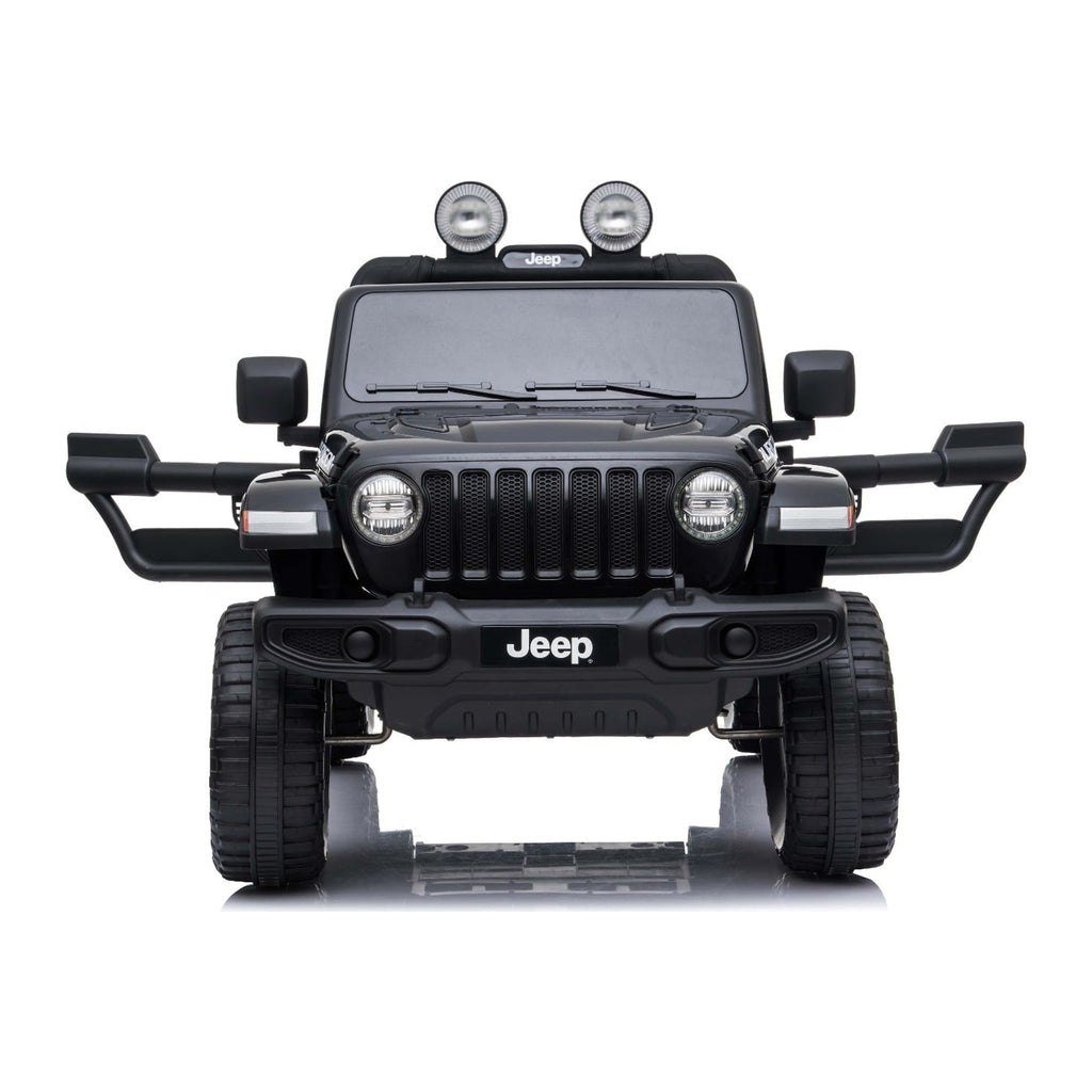 Jeep Wrangler Rubicon noir - calandre et pare-buffle