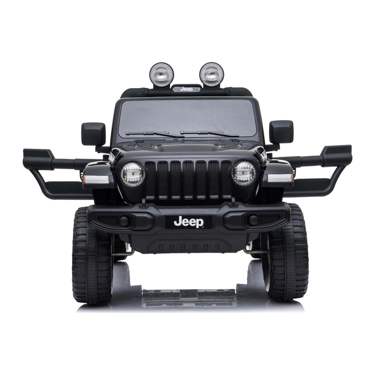 Jeep Wrangler Rubicon noir - calandre et pare-buffle